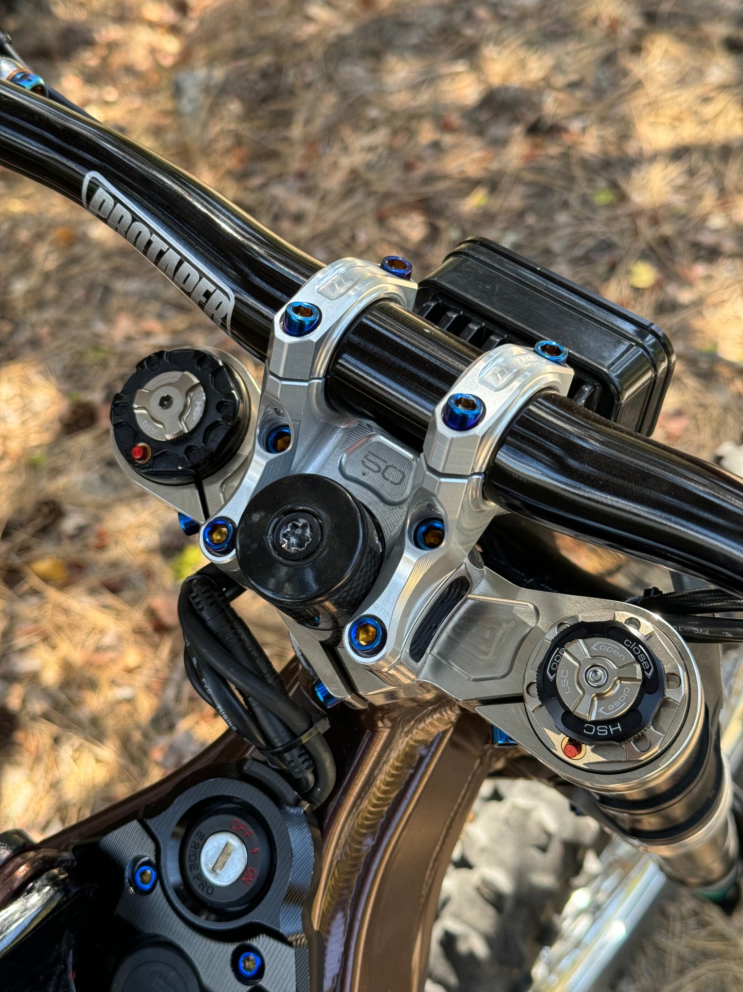 Direct Mount Stem Riser Mount Titanium Bolts