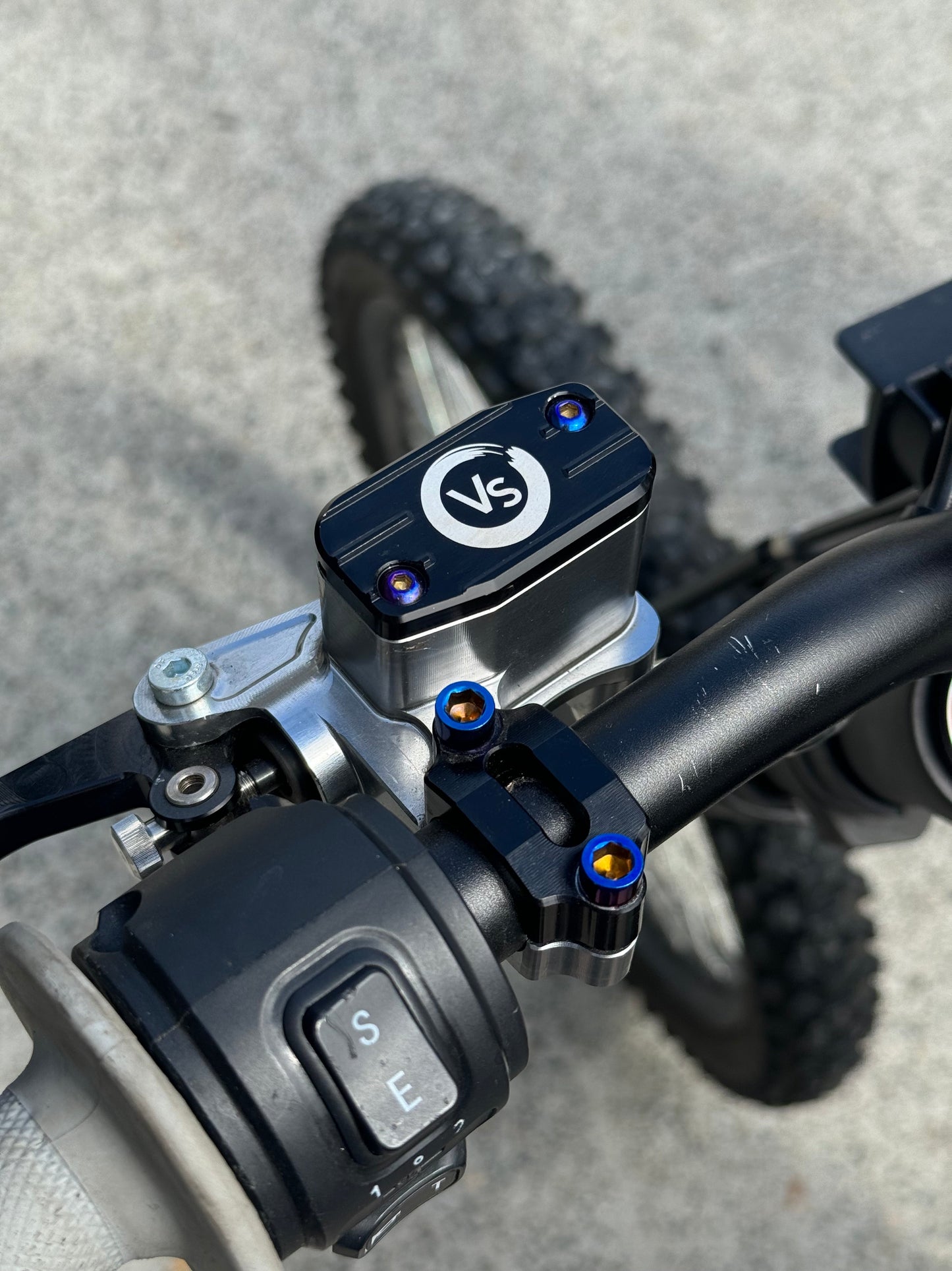 Titanium Moto Brake Reservoir Cap Bolts